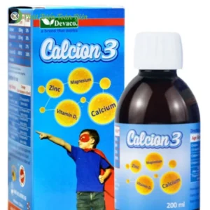 Calcion3 - Chắc Khỏe Xương, Phát Triển Chiều Cao Tối Ưu (200ml, Nhập Khẩu Chính Hãng Châu Âu)