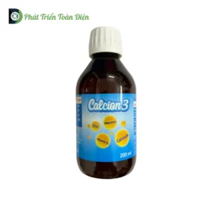 Calcion3 - Chắc Khỏe Xương, Phát Triển Chiều Cao Tối Ưu (200ml, Nhập Khẩu Chính Hãng Châu Âu)