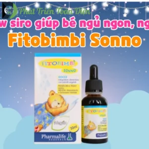 Fitobimbi Sonno - Hỗ Trợ Bé Ngủ Ngon Sâu Giấc