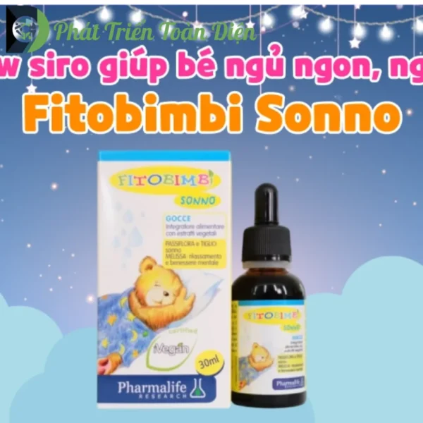 Fitobimbi Sonno - Hỗ Trợ Bé Ngủ Ngon Sâu Giấc