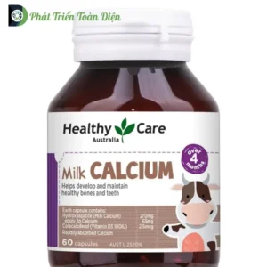 Milk Calcium Healthy Care - Bổ sung Canxi cho Trẻ trên 4 Tháng Tuổi (60 viên)