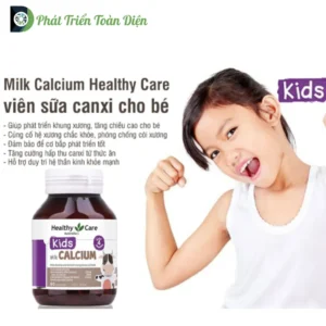 Milk Calcium Healthy Care - Bổ sung Canxi cho Trẻ trên 4 Tháng Tuổi (60 viên)