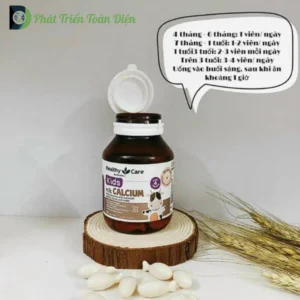 Milk Calcium Healthy Care - Bổ sung Canxi cho Trẻ trên 4 Tháng Tuổi (60 viên)