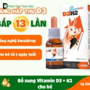 Sản Phẩm Smartbibi D3K2 Emuldrop – Hấp Thu Tốt Hơn Vóc Dáng Cao Hơn