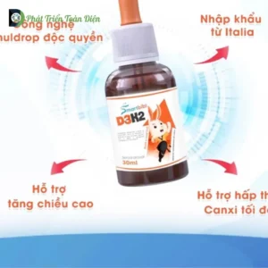 Sản Phẩm Smartbibi D3K2 Emuldrop – Hấp Thu Tốt Hơn Vóc Dáng Cao Hơn