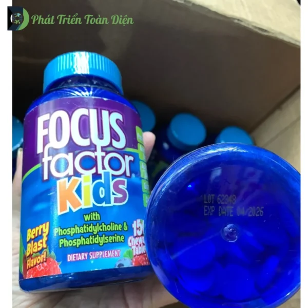 Thực Phẩm Chức Năng Bổ Não Cho Trẻ Focus Factor Kids (150 Viên)