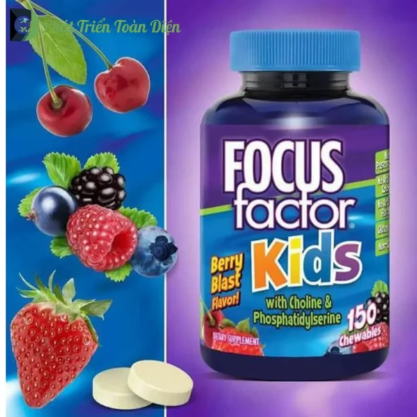 Thực Phẩm Chức Năng Bổ Não Cho Trẻ Focus Factor Kids (150 Viên)