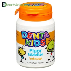 Viên Ngậm Ngừa Sâu Răng DENTA KIDS Vị Dâu 0,5 mg (150 Viên)