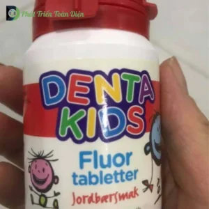 Viên Ngậm Ngừa Sâu Răng DENTA KIDS Vị Dâu 0,5 mg (150 Viên)