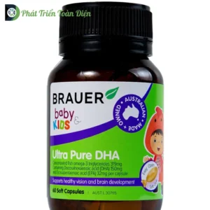 Viên Uống Brauer Baby & Kids Ultra Pure DHA