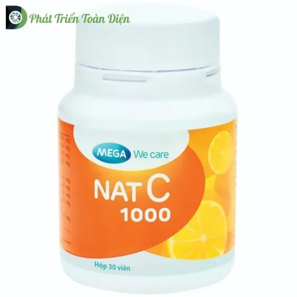 Viên uống Nat C 1000 Cung Cấp Vitamin C Cho Cơ Thể