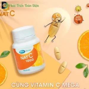 Viên uống Nat C 1000 Cung Cấp Vitamin C Cho Cơ Thể