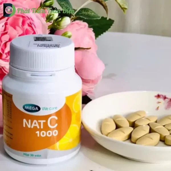 Viên uống Nat C 1000 Cung Cấp Vitamin C Cho Cơ Thể