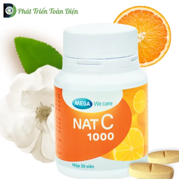 Viên uống Nat C 1000 Cung Cấp Vitamin C Cho Cơ Thể